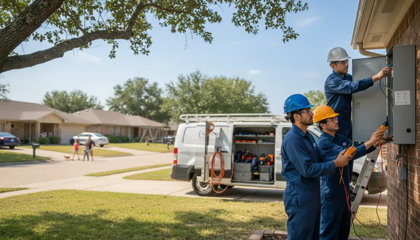Certified electrician providing emergency electrical services in Mount Union, IA